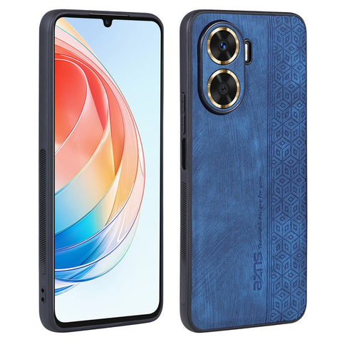 AZNS For Huawei Enjoy 60 Imprinted Phone Case PU Leather Coated TPU Protective Phone Cover