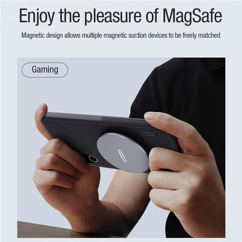 NILLKIN Frosted Shield Pro for Meizu 20 Magnetic Phone Case Anti-drop PC+TPU Phone Cover