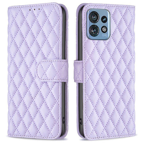 BINFEN COLOR BF Style-14 for Motorola Edge 40 Pro 5G / Moto X40 5G Phone Case Stand PU Leather Wallet Phone Cover