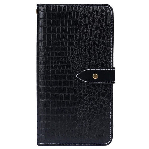 IDEWEI For Xiaomi Poco C51 4G PU Leather Wallet Phone Case Crocodile Texture Drop-proof Cover with Stand