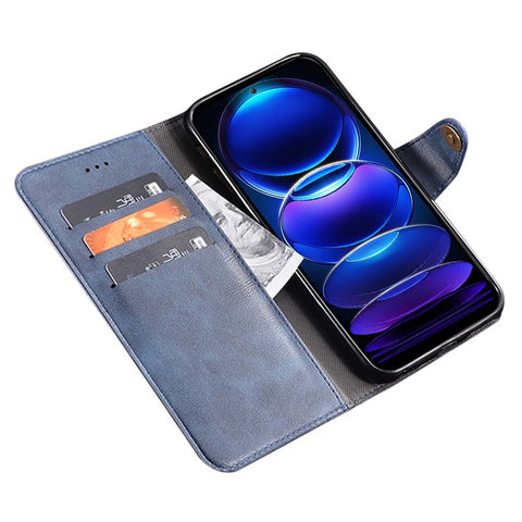 IDEWEI For Xiaomi Poco C51 4G PU Leather Wallet Case Full Protection Phone Cover with Stand