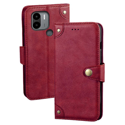 IDEWEI For Xiaomi Poco C51 4G PU Leather Wallet Case Full Protection Phone Cover with Stand