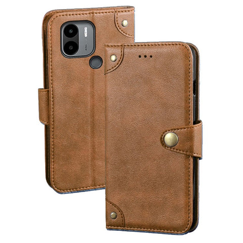 IDEWEI For Xiaomi Poco C51 4G PU Leather Wallet Case Full Protection Phone Cover with Stand