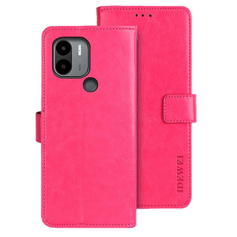 IDEWEI For Xiaomi Poco C51 4G PU Leather Phone Case Crazy Horse Texture Stand Wallet Cover