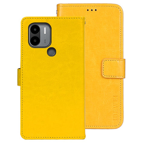 IDEWEI For Xiaomi Poco C51 4G PU Leather Phone Case Crazy Horse Texture Stand Wallet Cover
