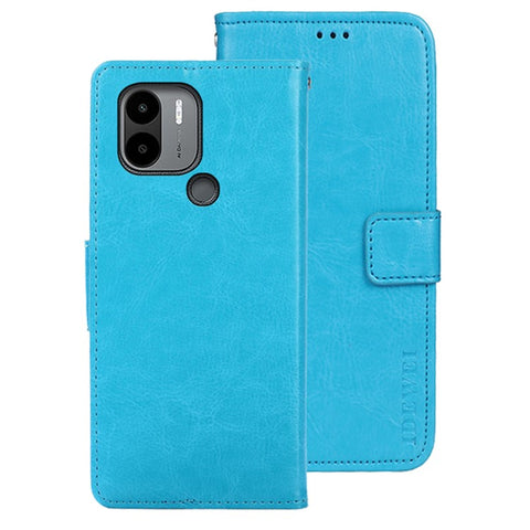 IDEWEI For Xiaomi Poco C51 4G PU Leather Phone Case Crazy Horse Texture Stand Wallet Cover