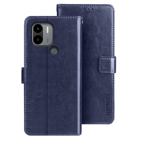 IDEWEI For Xiaomi Poco C51 4G PU Leather Phone Case Crazy Horse Texture Stand Wallet Cover