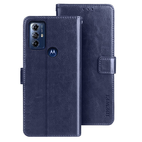 IDEWEI For Motorola Moto G Play (2023) 4G PU Leather Phone Case Crazy Horse Texture Stand Wallet Cover