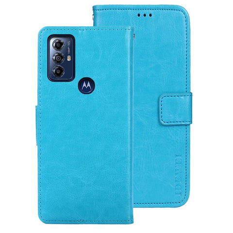 IDEWEI For Motorola Moto G Play (2023) 4G PU Leather Phone Case Crazy Horse Texture Stand Wallet Cover