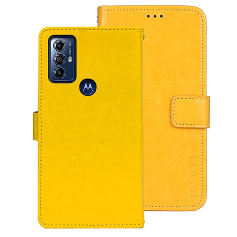 IDEWEI For Motorola Moto G Play (2023) 4G PU Leather Phone Case Crazy Horse Texture Stand Wallet Cover