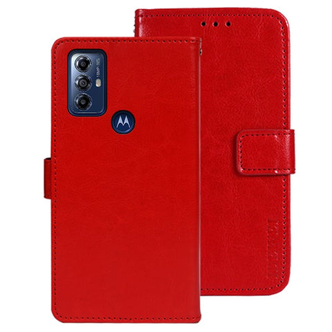 IDEWEI For Motorola Moto G Play (2023) 4G PU Leather Phone Case Crazy Horse Texture Stand Wallet Cover