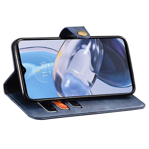 IDEWEI For Motorola Moto G Play (2023) 4G Anti-Dust PU Leather Wallet Case Cell Phone Stand Cover