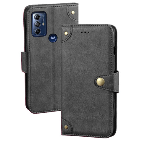 IDEWEI For Motorola Moto G Play (2023) 4G Anti-Dust PU Leather Wallet Case Cell Phone Stand Cover
