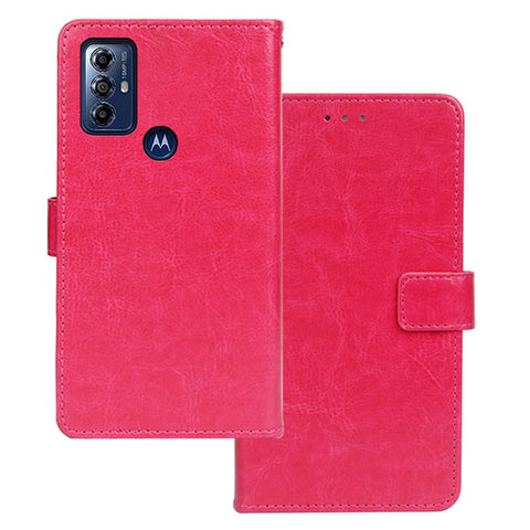 IDEWEI For Motorola Moto G Play (2023) 4G Crazy Horse Texture Leather Stand Phone Case Drop-proof Wallet Cover