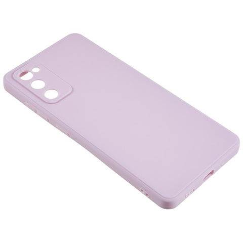 Straight Edge TPU Case for Samsung Galaxy S20 FE 4G / FE 5G / S20 Lite / S20 FE 2022 , Precise Cutout Shockproof Phone Cover
