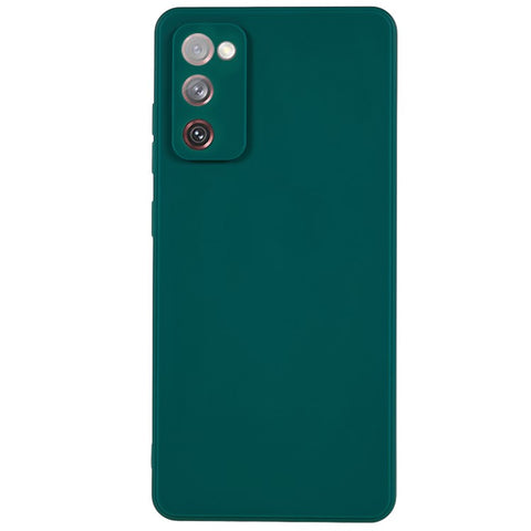 Straight Edge TPU Case for Samsung Galaxy S20 FE 4G / FE 5G / S20 Lite / S20 FE 2022 , Precise Cutout Shockproof Phone Cover
