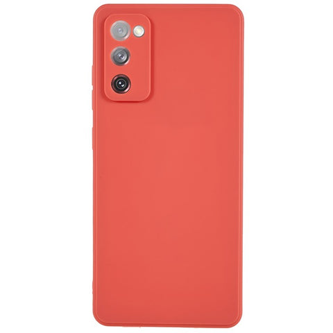 Straight Edge TPU Case for Samsung Galaxy S20 FE 4G / FE 5G / S20 Lite / S20 FE 2022 , Precise Cutout Shockproof Phone Cover
