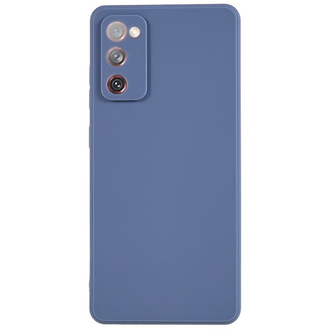 Straight Edge TPU Case for Samsung Galaxy S20 FE 4G / FE 5G / S20 Lite / S20 FE 2022 , Precise Cutout Shockproof Phone Cover