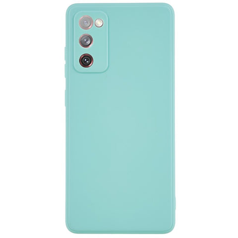 Straight Edge TPU Case for Samsung Galaxy S20 FE 4G / FE 5G / S20 Lite / S20 FE 2022 , Precise Cutout Shockproof Phone Cover