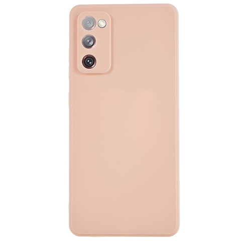 Straight Edge TPU Case for Samsung Galaxy S20 FE 4G / FE 5G / S20 Lite / S20 FE 2022 , Precise Cutout Shockproof Phone Cover