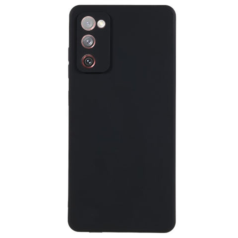Straight Edge TPU Case for Samsung Galaxy S20 FE 4G / FE 5G / S20 Lite / S20 FE 2022 , Precise Cutout Shockproof Phone Cover