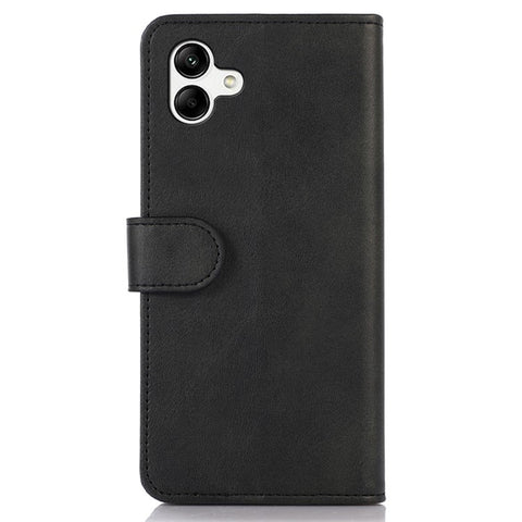 Phone Stand Case for Samsung Galaxy F14 5G , PU Leather Wallet Cowhide Texture Cover