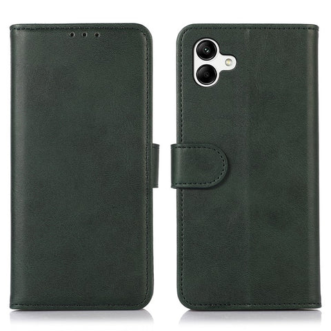 Phone Stand Case for Samsung Galaxy F14 5G , PU Leather Wallet Cowhide Texture Cover