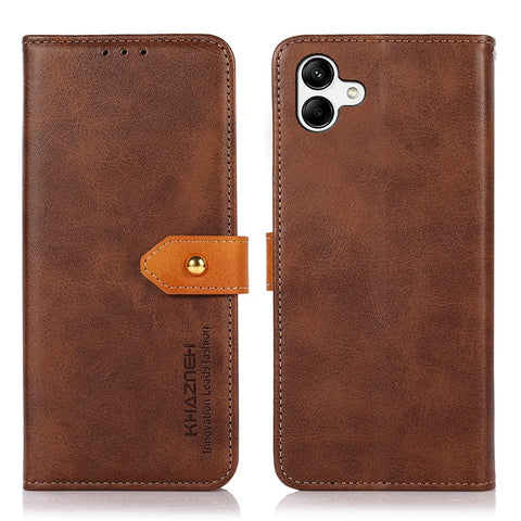KHAZNEH For Samsung Galaxy F14 5G Leather Wallet Phone Case Cowhide Texture Stand Phone Cover