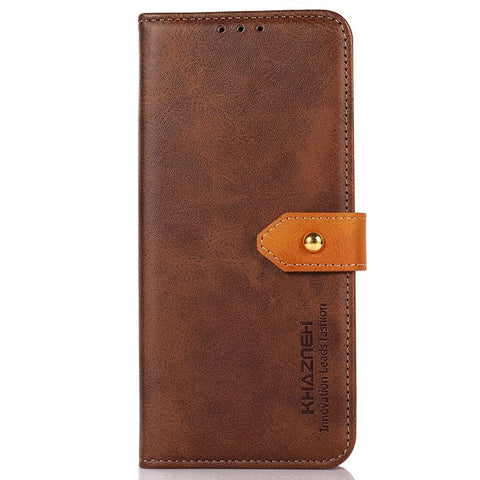 KHAZNEH For Samsung Galaxy F14 5G Leather Wallet Phone Case Cowhide Texture Stand Phone Cover