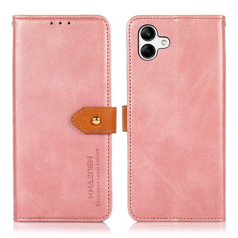 KHAZNEH For Samsung Galaxy F14 5G Leather Wallet Phone Case Cowhide Texture Stand Phone Cover