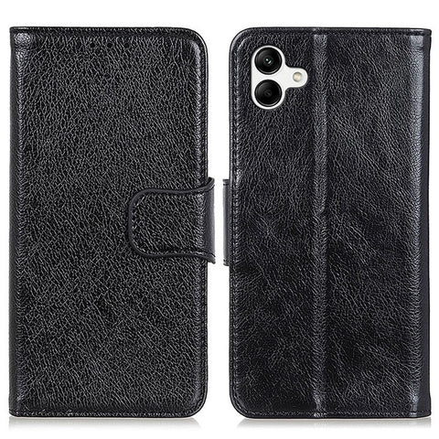 Phone Stand Shell for Samsung Galaxy F14 5G Nappa Texture Split Leather Phone Case Wallet Cover