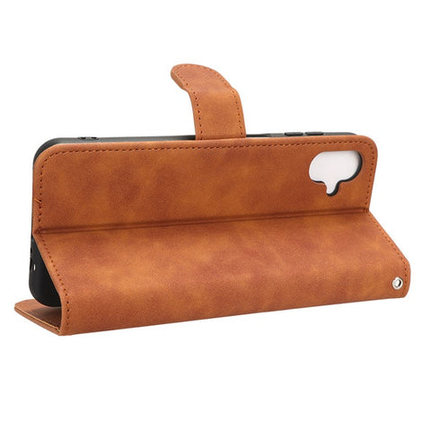 For Samsung Galaxy F14 5G Skin-touch Wallet Phone Case PU Leather Stand Cover