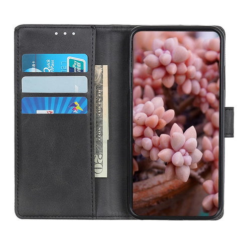 Phone Case for Samsung Galaxy F14 5G PU Leather Cowhide Texture Wallet Stand Flip Shell Cover