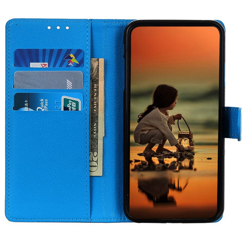For Samsung Galaxy F14 5G Litchi Texture Stand PU Leather Phone Case Wallet Function Cell Phone Cover