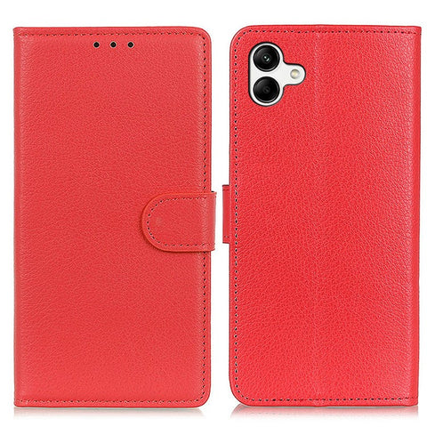 For Samsung Galaxy F14 5G Litchi Texture Stand PU Leather Phone Case Wallet Function Cell Phone Cover