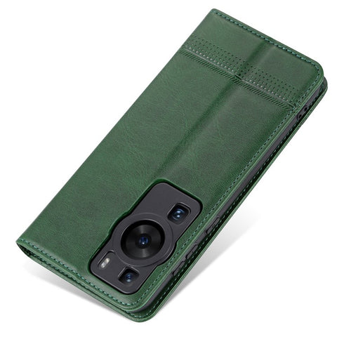 AZNS For Huawei P60 / P60 Pro PU Leather Phone Case Wallet Stand Anti-scratch Smartphone Cover