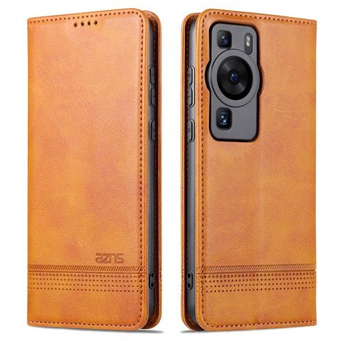 AZNS For Huawei P60 / P60 Pro PU Leather Phone Case Wallet Stand Anti-scratch Smartphone Cover