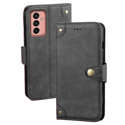 IDEWEI For Samsung Galaxy M13 4G Wallet Phone Case Stand Anti-Scratch Textured PU Leather Phone Cover Shell