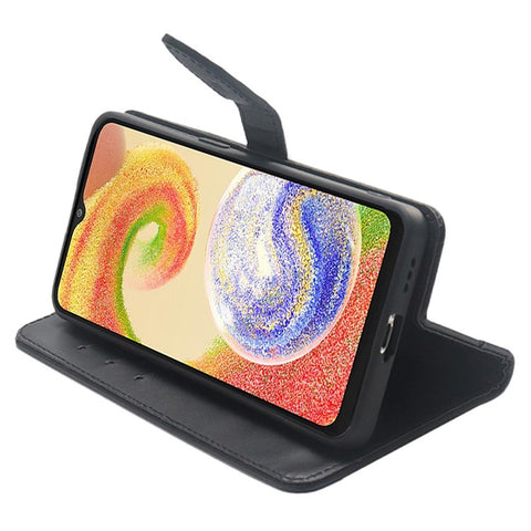 IDEWEI For Samsung Galaxy M13 4G Flip Stand Phone Case Scratch Proof Leather Cover with Card Slots
