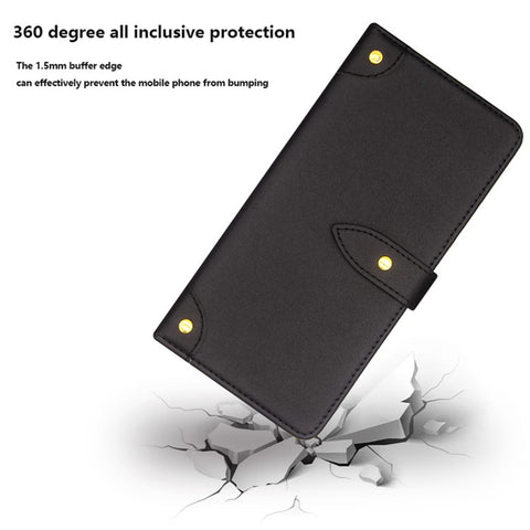 IDEWEI For Samsung Galaxy M13 4G Flip Stand Phone Case Scratch Proof Leather Cover with Card Slots