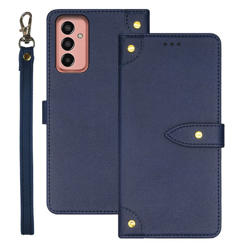 IDEWEI For Samsung Galaxy M13 4G Flip Stand Phone Case Scratch Proof Leather Cover with Card Slots