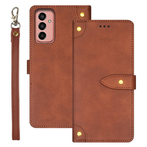 IDEWEI For Samsung Galaxy M13 4G Flip Stand Phone Case Scratch Proof Leather Cover with Card Slots
