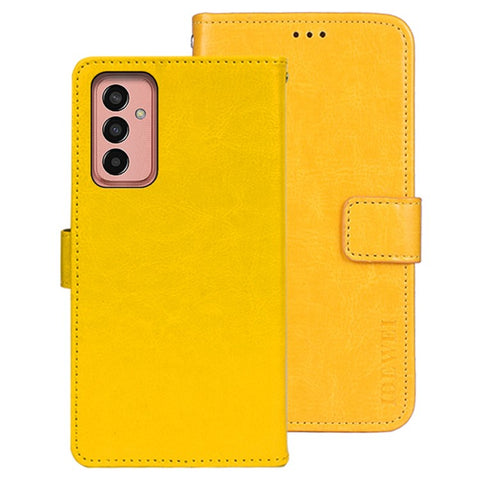 IDEWEI For Samsung Galaxy M13 4G Crazy Horse Texture Wallet PU Leather Stand Case Phone Cover