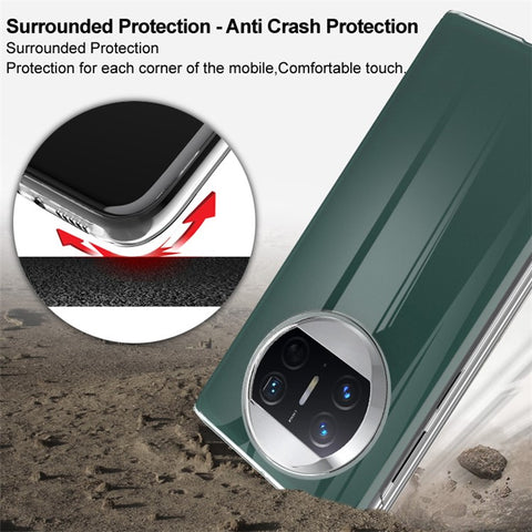 IMAK Air II Pro PC Phone Case for Huawei Mate X3 5G , Two-Piece Design Transparent Phone Cover