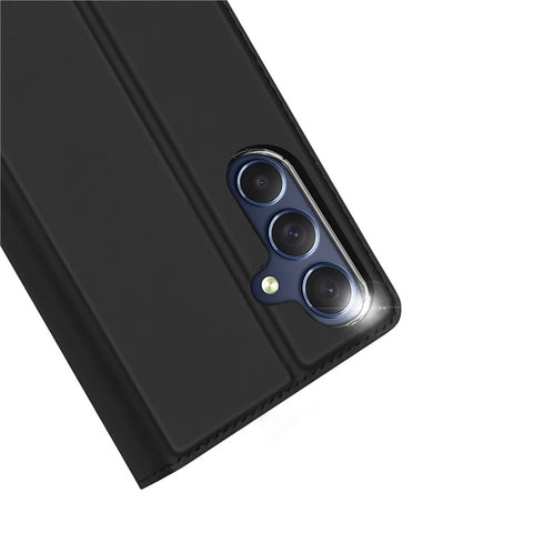 DUX DUCIS Skin Pro Series for Samsung Galaxy M54 5G / F54 5G PU Leather Card Slots Case Flip Stand Phone Cover