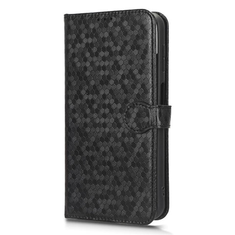 For Samsung Galaxy F14 5G Stand Wallet Phone Case PU Leather Dot Pattern Imprinted Smartphone Cover