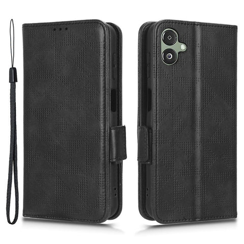 For Samsung Galaxy F14 5G Stand Wallet PU Leather Phone Case Imprinted Triangle Phone Cover