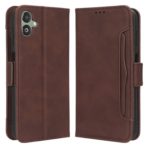 For Samsung Galaxy F14 5G Phone Case Wallet Stand Multiple Card Slots PU Leather Phone Cover