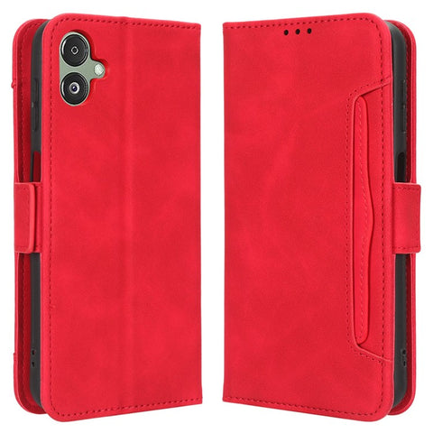 For Samsung Galaxy F14 5G Phone Case Wallet Stand Multiple Card Slots PU Leather Phone Cover