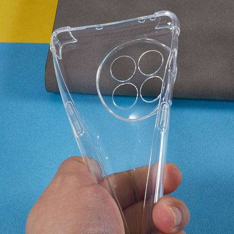 For OnePlus 11R 5G / Ace 2 5G Reinforced Corner TPU Case Transparent Cell Phone Cover